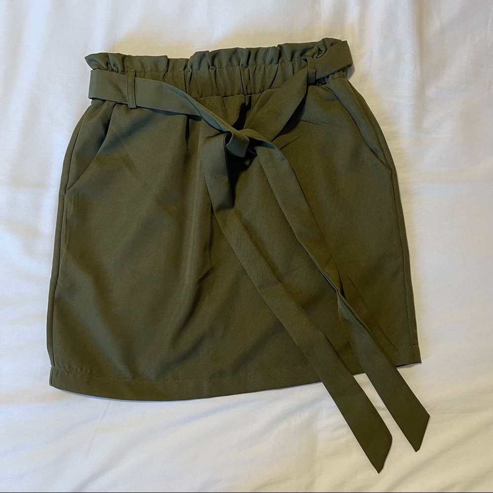 High Waisted Mini Skirt